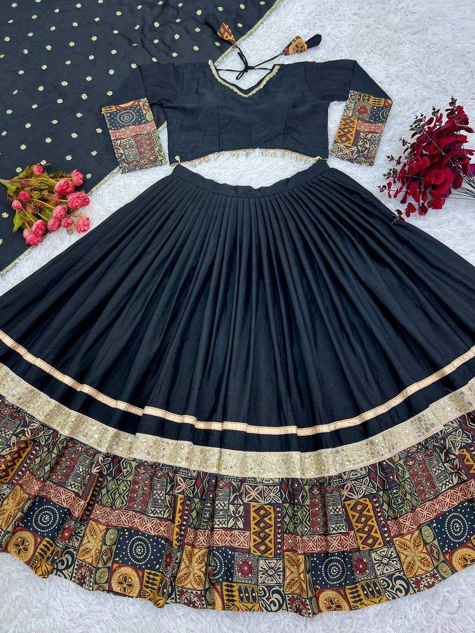 YNF CHINON SILK RZSR 3072 WHOLESALE LEHENGAS MANUFACTURER